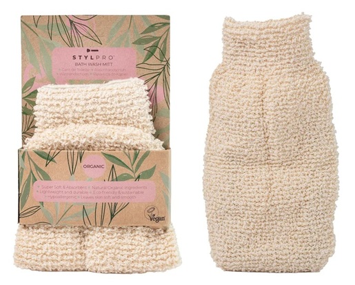 StylPro rukavica za kupanje od 95% organskog pamuka LJ332182