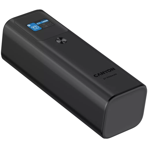 Canyon powerbank 27000mAh, 140W, PB-2010, Dark Gray