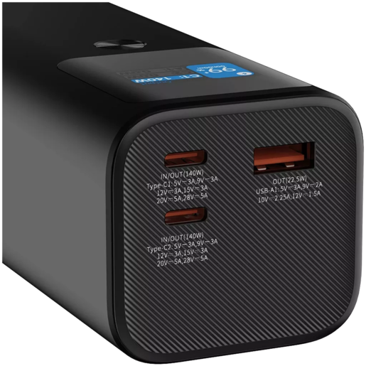 Canyon powerbank 27000mAh, 140W, PB-2010, Dark Gray