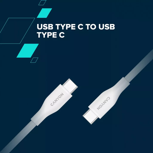 CANYON kabel CNS-CC60SC10DB, USB Type C - USB Type C