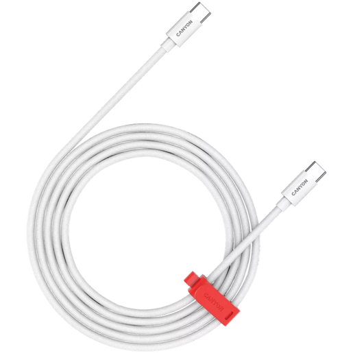 CANYON kabel CND-CC60AB12W, USB Type C - USB Type C