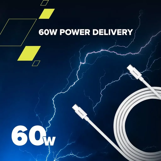 CANYON kabel CND-CC60AB12W, USB Type C - USB Type C