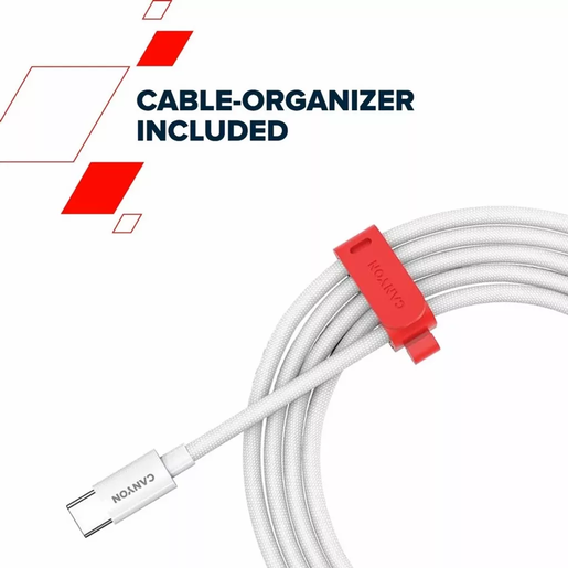 CANYON kabel CND-CC60AB20W, USB Type C - USB Type C