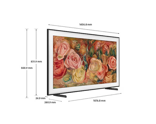 SAMSUNG QLED televizor QE65LS03DAUXXH, The Frame, 4K Ultra HD, Smart TV, 100 Hz, Quantum processor 4K, Art mode, Black