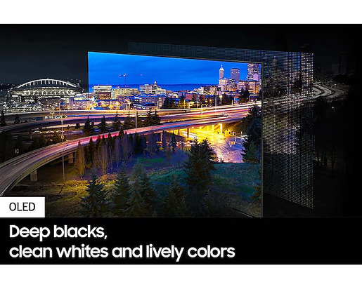 SAMSUNG OLED televizor QE55S90DAEXXH, 4K Ultra HD, Smart TV, NQ4 AI Gen2 Processor, HDR+, Motion Xxcelerator 144Hz, Black