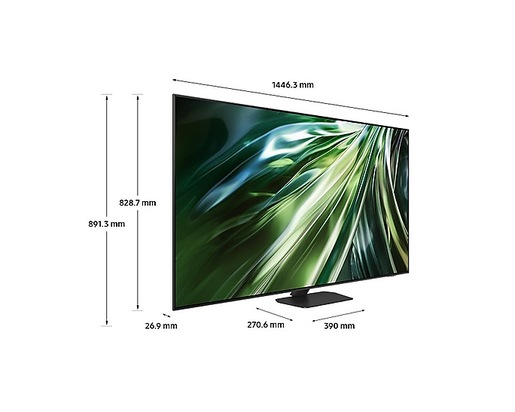 SAMSUNG Neo QLED televizor QE65QN90DATXXH, 4K Smart TV, NQ4 AI Gen2 procesor, Quantum Matrix tehnologija, VRR 100Hz, Motion Xcelerator 144Hz, Black