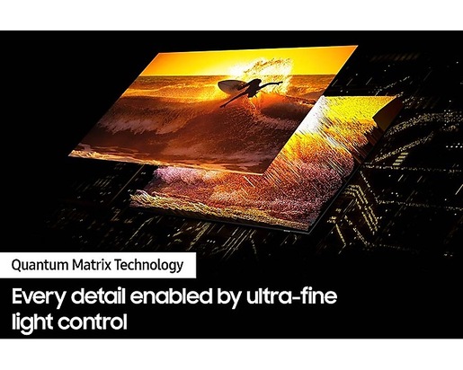 SAMSUNG Neo QLED televizor QE65QN90DATXXH, 4K Smart TV, NQ4 AI Gen2 procesor, Quantum Matrix tehnologija, VRR 100Hz, Motion Xcelerator 144Hz, Black