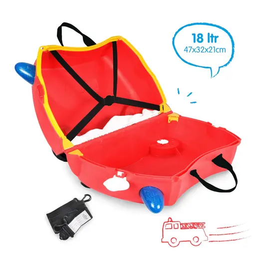 Trunki dječiji kofer 3u1 – Vatrogasac Frank