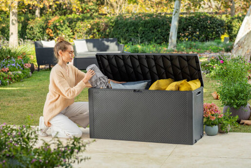 KETER Vrtna kutija 277L siva EMILY