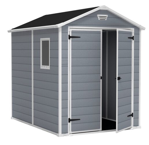 KETER kućica za vrt sivo-bijela MANOR 6x8