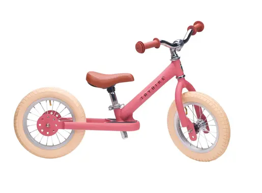 Trybike Balans bicikl 2u1 – Steel Vintage Pink Matt