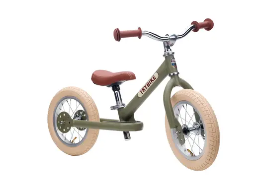 Trybike Balans bicikl 2u1 – Steel Vintage Green Matt