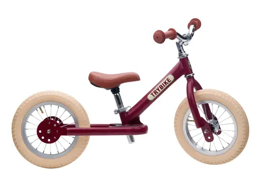 Trybike Balans bicikl 2u1 – Steel Vintage Red Matt