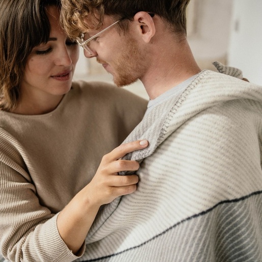 Ibena deka Jacquard Austin, siva