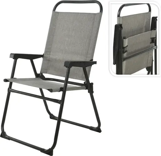 Koopman stolica sklopiva 60x56x91cm siva