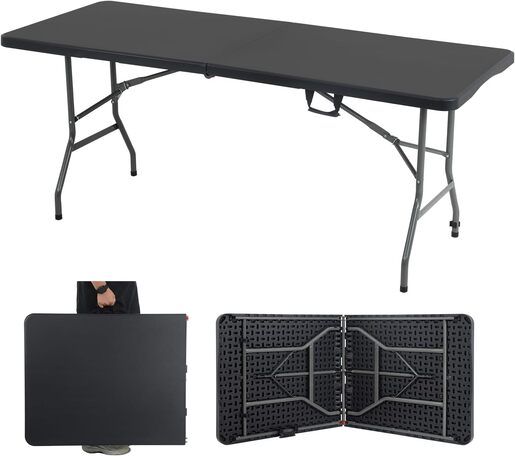 Koopman stol sklopivi 180x70x74cm antracit