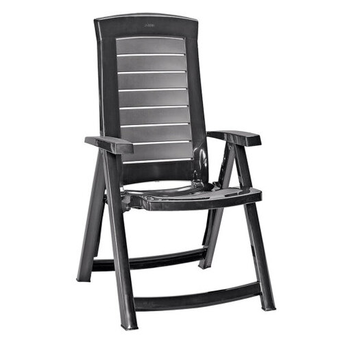 KETER Stolica sklopiva siva ARUBA