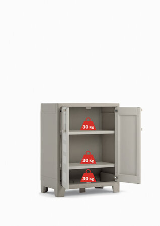 KIS  Ormaric 80x44x100h bež PVC