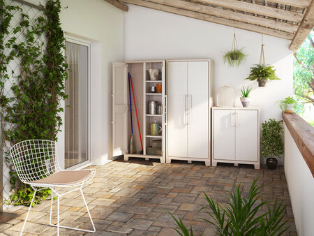 KIS  Ormaric 80x44x100h bež PVC