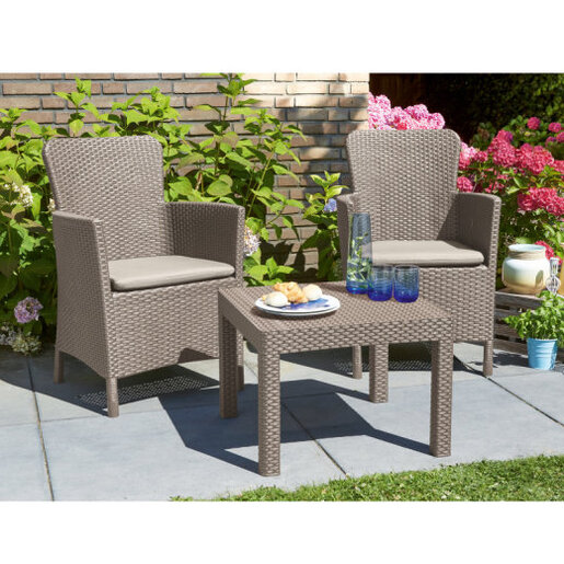 KETER Set balkonski sto i stolice cappuccino SALVADOR