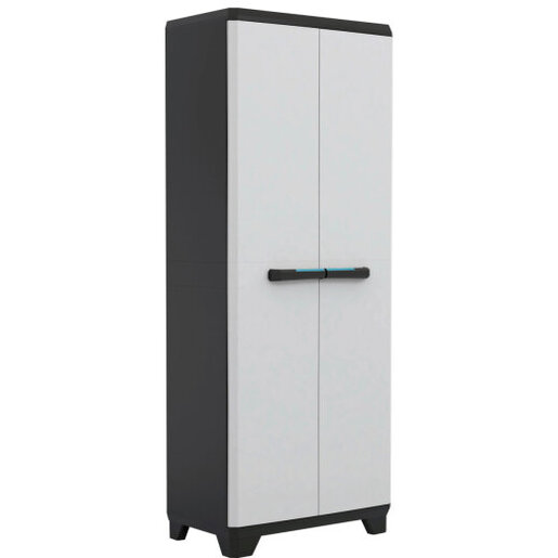 KIS Ormar 68x39x173 sivocrni PVC LINEAR