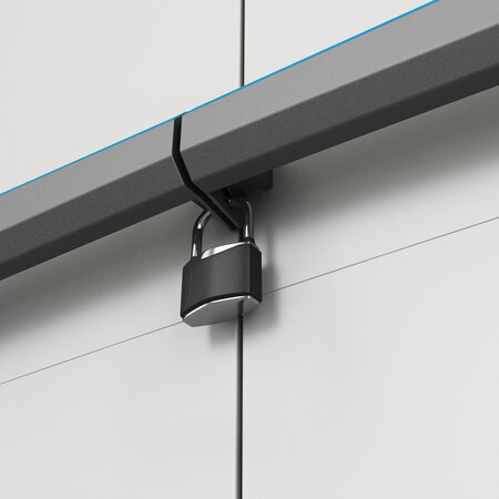 KIS Ormar 68x39x173 sivocrni PVC LINEAR