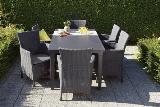 KETER Stolica Iowa DC 62x60x89cm siva