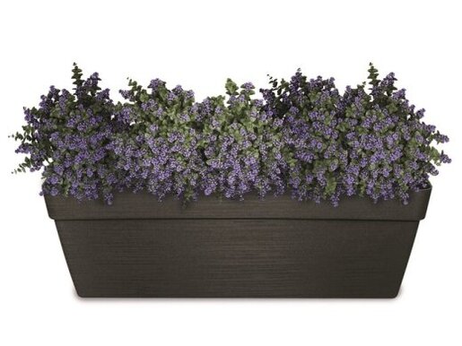 GARDINO Žardinjera Melrose Glamour 50cm antracit