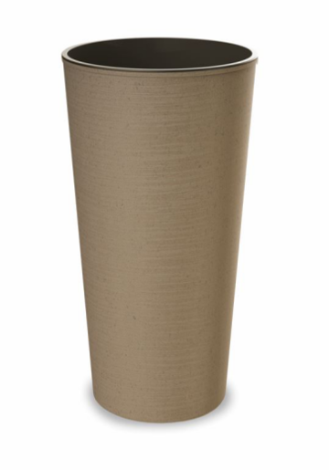 GARDINO Saksija Melrose Woody kvadrat 25x25x46.5