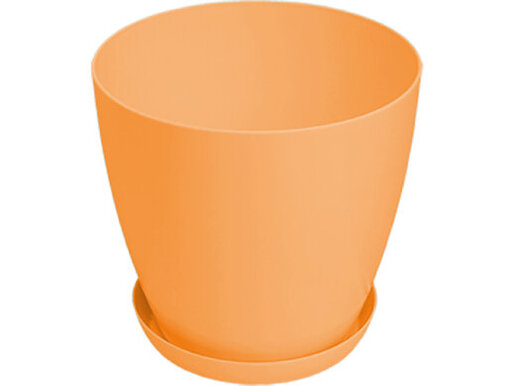 GARDINO Saksija LUX 18cm sa podmetacem breskva