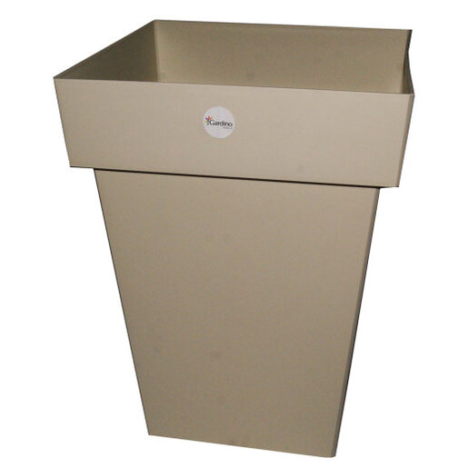 GARDINO Saksija Melrose kvadrat 40x40x50 bež