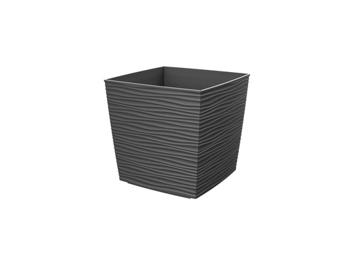 GARDINO Saksija Finesa kvadrat 30x30x29 Antracit