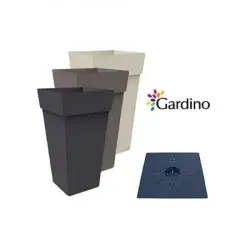 GARDINO Saksija Melrose kvadrat 30x30x41 moka