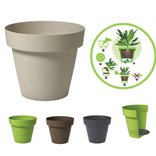 GARDINO Saksija Melrose 30cm-10L moka