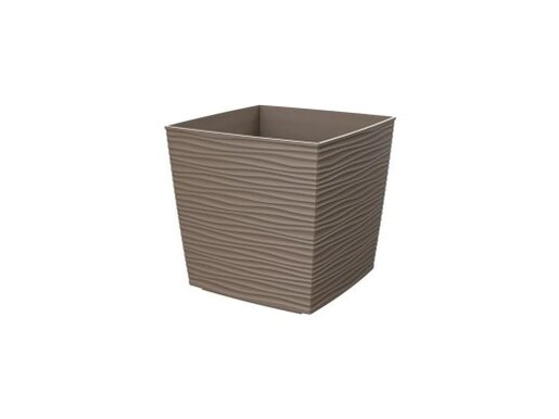 GARDINO Saksija Finesa kvadrat 30x30x29 Moka