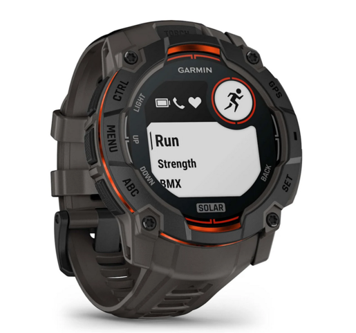 GARMIN  Instinct 3 SOLAR Black Charcoal (010-02935-00), 50 mm, pametni sat