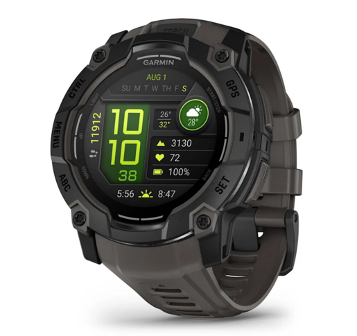 GARMIN Instinct 3 AMOLED Black Charcoal (010-03020-00), 50 mm, pametni sat
