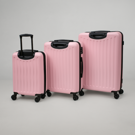 Kofer putni Pierre Cardin rozi srednji