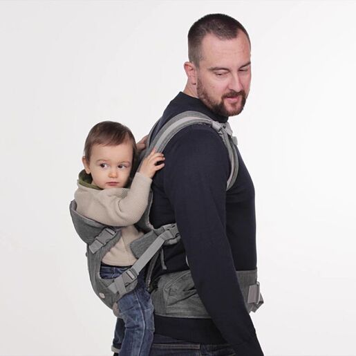 JUNGLE nosiljka 4u1, siva