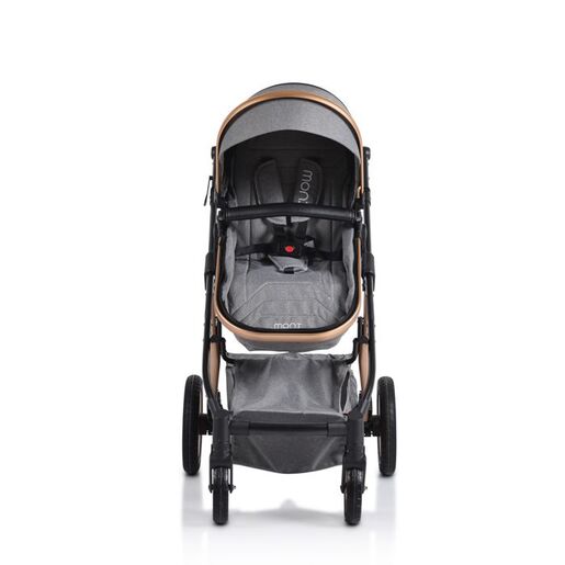 MONI dječija kolica 2 u 1 Midas, grey
