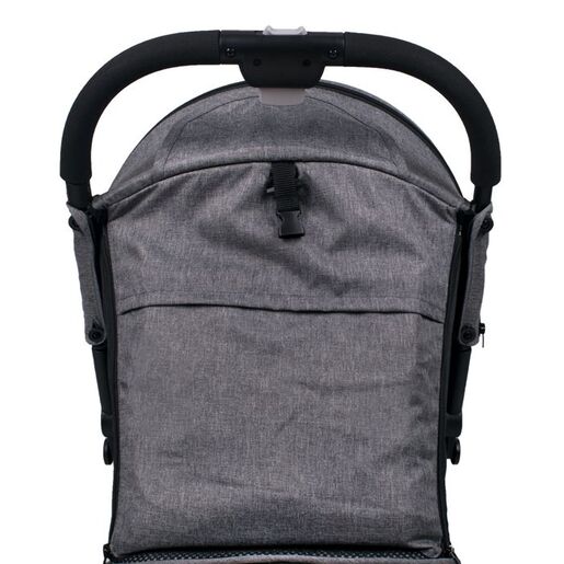 JUNGLE dječija kolica QUAD sa zimskom navlakom, siva