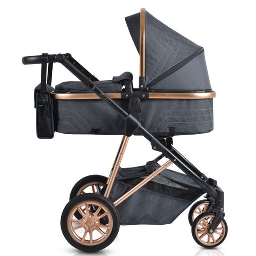 MONI dječija kolica 2 u 1 Midas, black