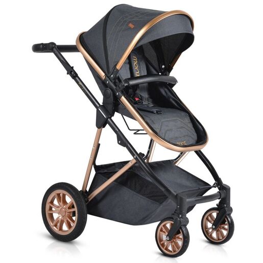 MONI dječija kolica 2 u 1 Midas, black