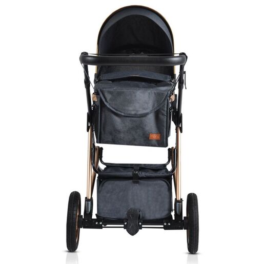 MONI dječija kolica 2 u 1 Midas, black