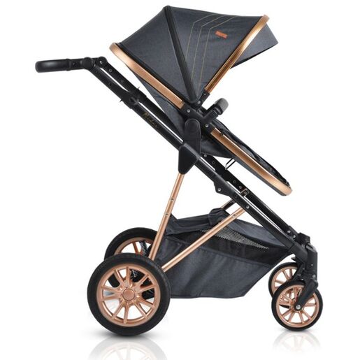 MONI dječija kolica 3 u 1 Midas, black