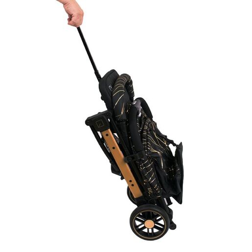 Jungle dječija kolica QUAD sa zimskom navlakom, gold line