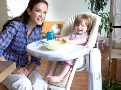 PEG PEREGO hranilica / ljuljačka Tatamia Follow Me Fragola