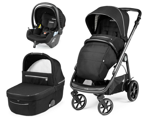 PEG PEREGO kolica 3u1 Veloce Lounge modularni sustav - Black Shine
