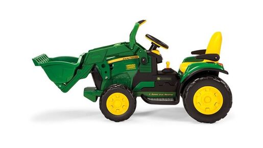 Licencirani PEG PEREGO bager na akumulator John Deere Ground Force Loader
