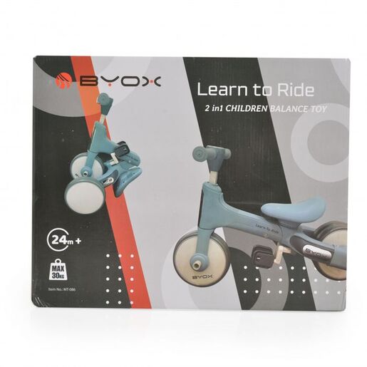 BYOX mini balans bicikl Learn to Ride, plavi